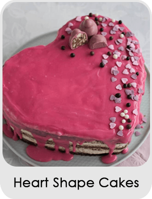 Heart Shape Cakes - Flavours Guru