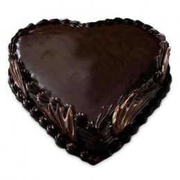 Heart Shape Truffle Cake - 500 Gm