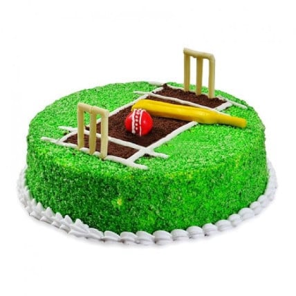 Cricket Pitch Cake - 500 Gm
