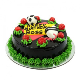 Happy Birthday Boss Chocolate Cake