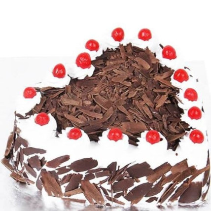 Heart Black Forest Cake-2 Kg