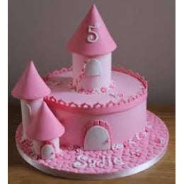 barbie dream house birthday cake