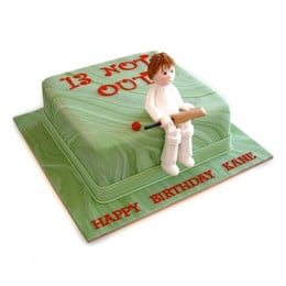Not Out Cricket Cake - 1 KG
