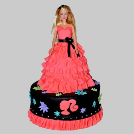 Wavy Dress Barbie Cake - 2 KG