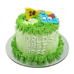 Worlds Best Boss Cake