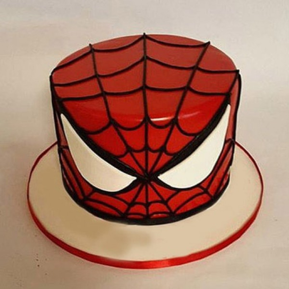 Glorious Spiderman Cake Glorious Spiderman Cake Is A Fondant And It