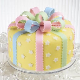 Colourful Bow Cake-0.5 Kg