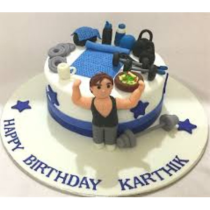 Boyfriend Gym Birthday Cake-1.5 Kg