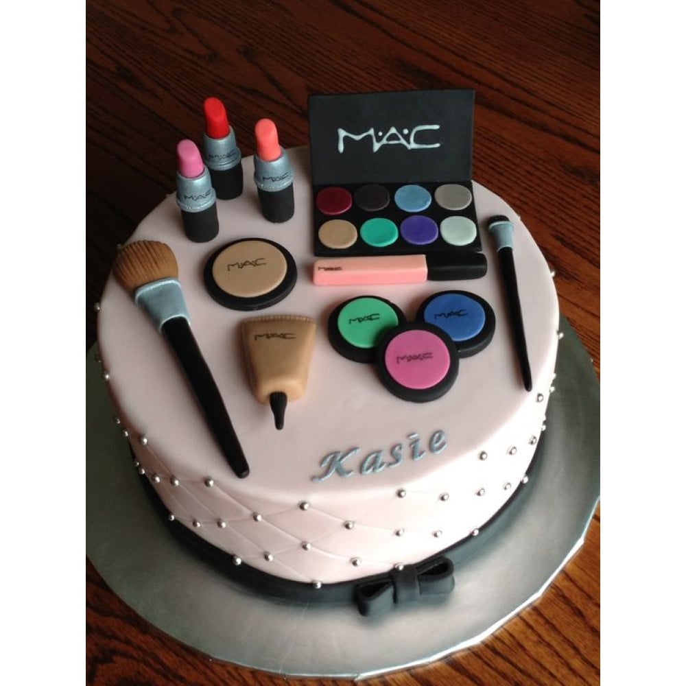 m a c make up cake 4 kg mac birthday cake