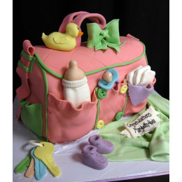 Baby Kit Cake