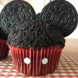 Mickey Mouse In A Cupcake
