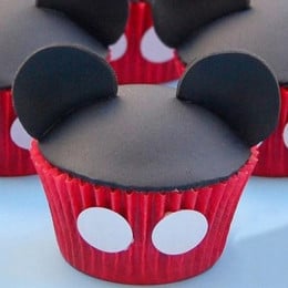 Mickey Mouse Mania Cupcakes-set of 6