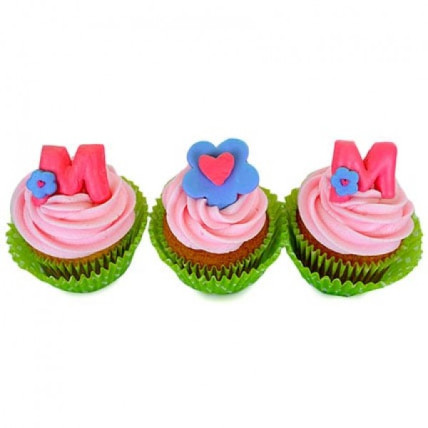 Yummy Surprise For Mom Cupcakes-set of 6