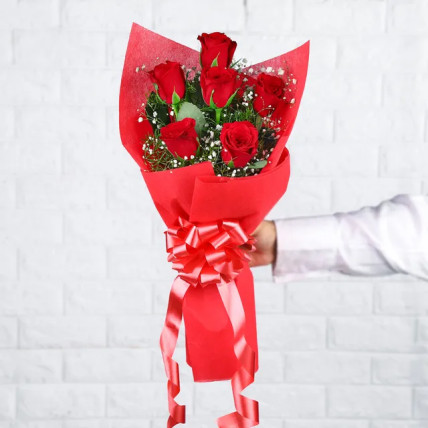 6 Roses Bunch