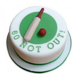 60 Not Out Designer Cake