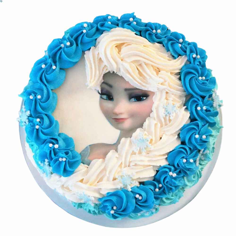 Elsa Doll Cake- Order Online Elsa Doll Cake @ Flavoursguru