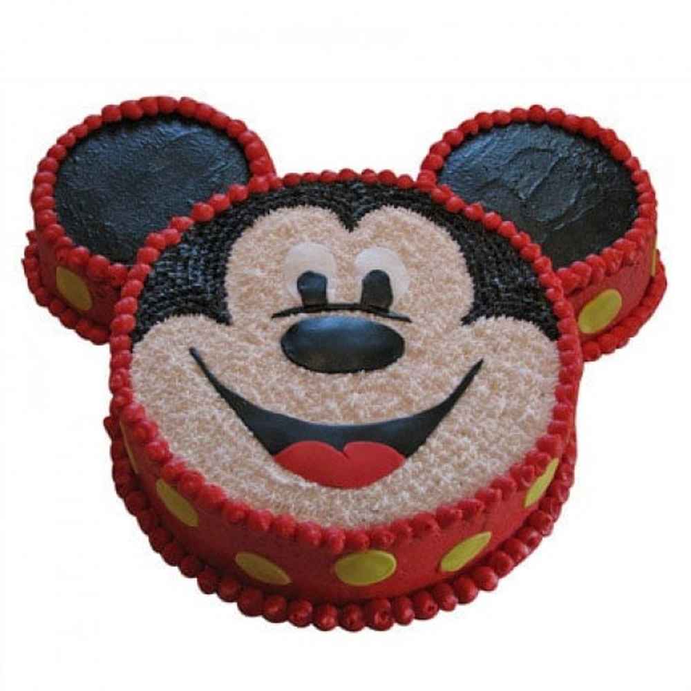 Smiley Mickey Mouse Cake- Order Online Smiley Mickey Mouse Cake ...