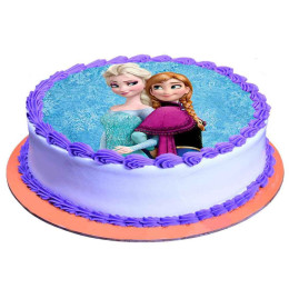 Elsa & Anna Cake