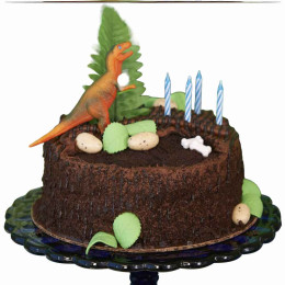 Dinosaur Cream Cake
