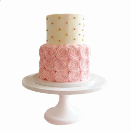 The Swirly Rosette Cake