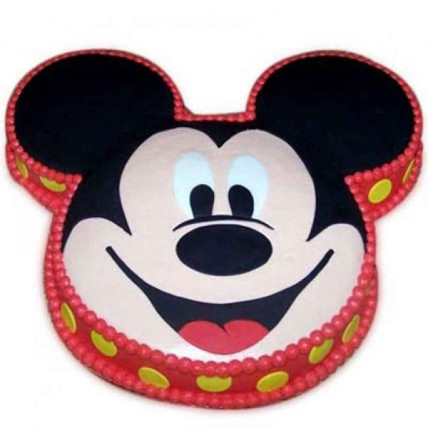 Soft Mickey Face Cake