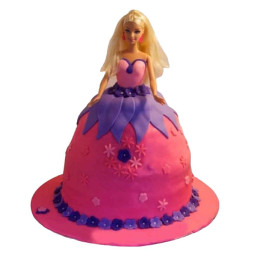Royal Barbie Cake