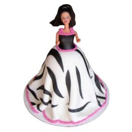 Elegant Barbie Cake
