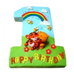 Pooh Tigger Cake