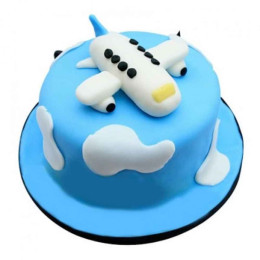 Airplane In The Clouds Cake