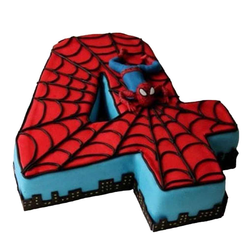 Spiderman Birthday Cake- Order Online Spiderman Birthday Cake @ Flavoursguru