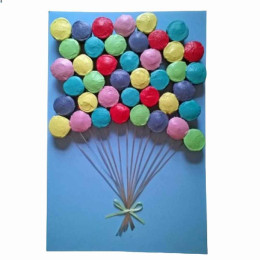 Balloons Bunch Cake