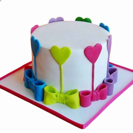 Colors Of Love Cake