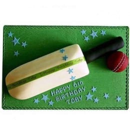Splendid Cricket Bat Ball Cake