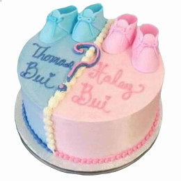Gender Reveal Baby Shower Cake