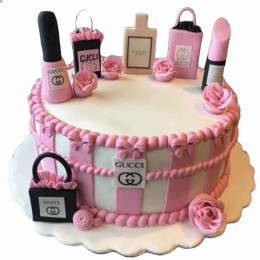 Gucci Make-Up Cake