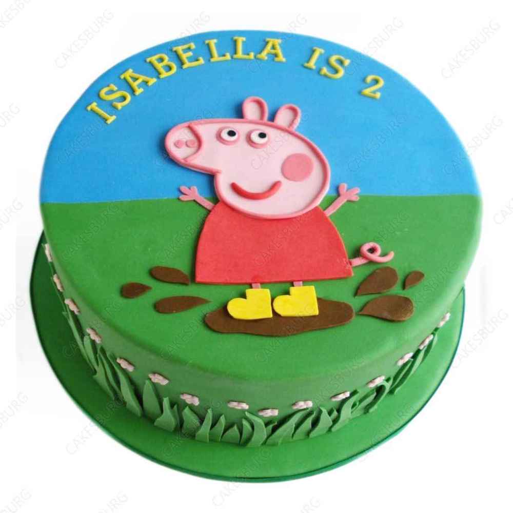 Peppa Pig Cake- Order Online Peppa Pig Cake @ Flavoursguru