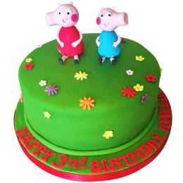 George & Peppa Pig Cake