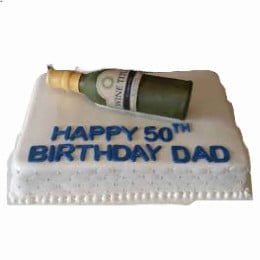 Wine Birthday Cake