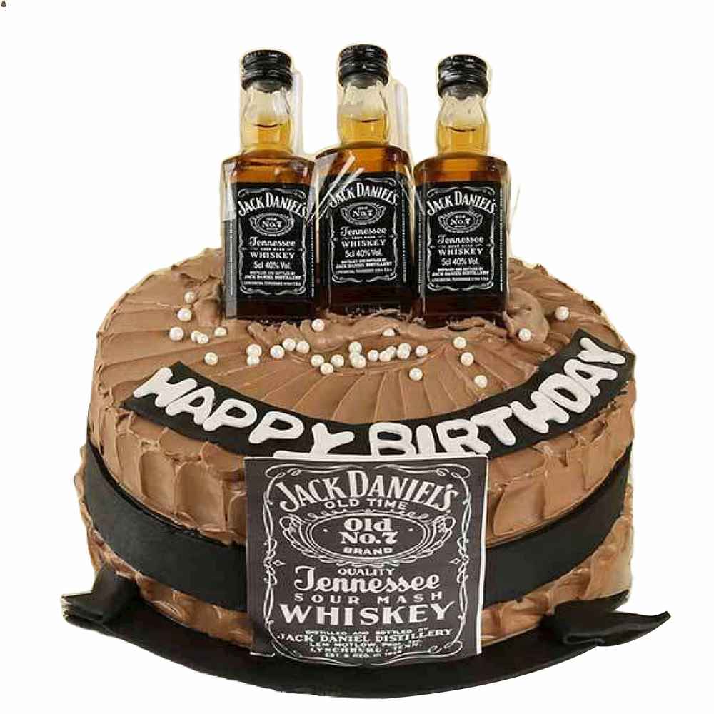 Jack Daniels bucket cake  Birthday cakes for men 40th birthday cakes  40th birthday cakes for men