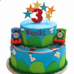 Kids Train Cake