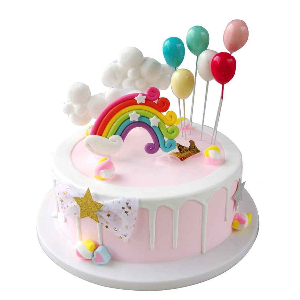 Rainbow Layer Cake - Jamie Geller