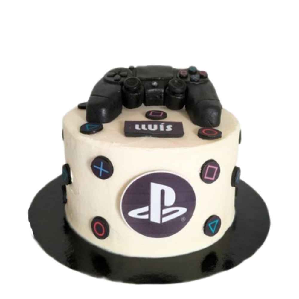 Gaming Theme Cake with PS4 by Creme Castle