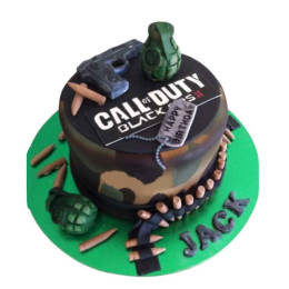 Artistic Call Of Duty Cake