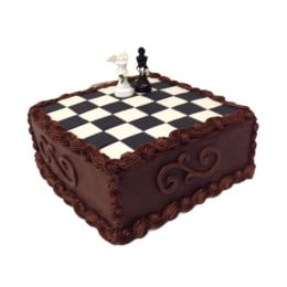 Four Dimensional Chess Game Cake