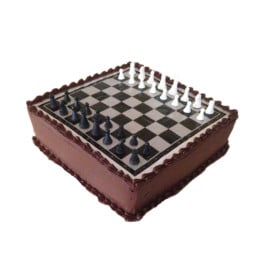 Embellished Checker Board Cake