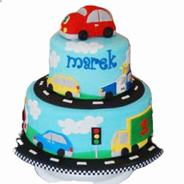 Car On Cake Cake