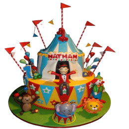 Circus Carnival Cake
