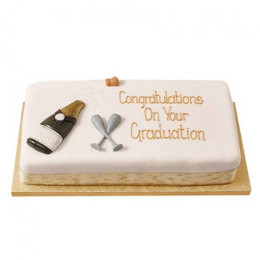 Congratulations Fondant Cake