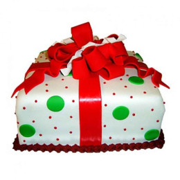Exquisite Christmas Gift Cake