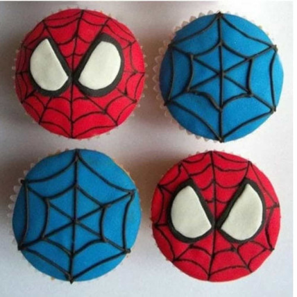 World Of Spiderman Cupcakes